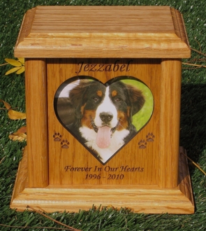 Heart Photo Urn