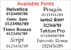 Small TN Golden Flagstone Address Marker