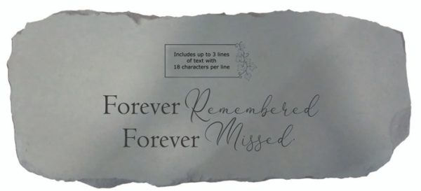 Garden Bench - Forever remembered (Personalized)