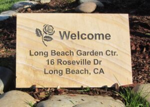 Large TN Golden Flagstone Address Marker