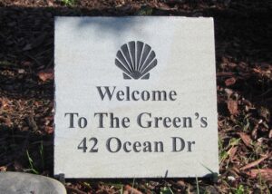 Medium PA Bluestone Address Marker