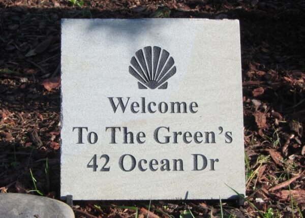 PA Bluestone Address Marker