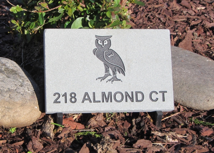 PA Bluestone Address Marker