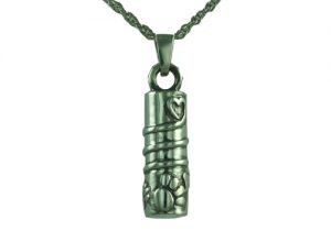 Cylinder With Scroll And Paws Pendant