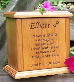 Memory Poem Pet Urn