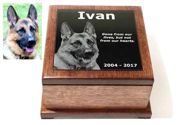 Photographic Marble Pet Urn