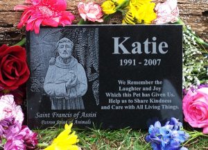 Saint Francis Granite Pet Memorial