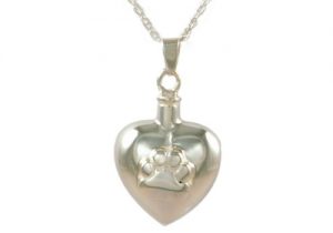 Heart With Paw Pendant