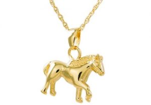 Gold Horse Pendant