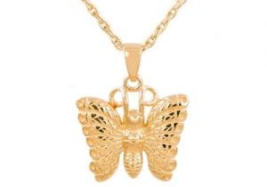 Gold Butterfly Pendant