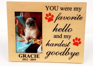 Personalized Pet Picture Frame – Design2