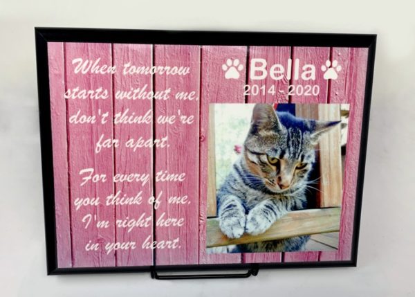 Photo Plaque, Pet Memorial Plaque