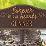 Forever in Our Hearts Personalized Pet Memorial Yard Sign