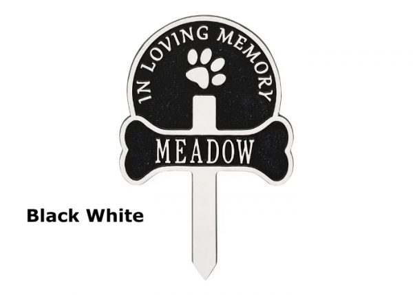 pet memorial garden stake, aluminum garden marker