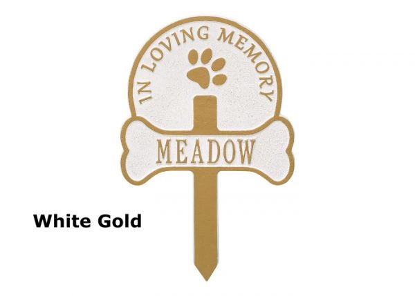 pet memorial garden stake, aluminum garden marker