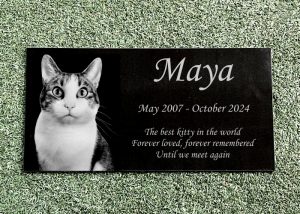 Photo Granite Memorial Plaque