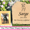 Memorial Photo Marker Stone
