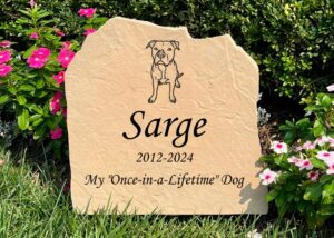 Memorial Photo Marker Stone