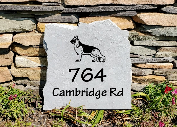 Address Marker, Stone for address