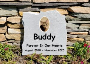 Color Porcelain Tile Memorial Marker